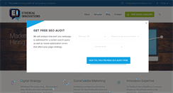 Desktop Screenshot of etherealinnovations.com